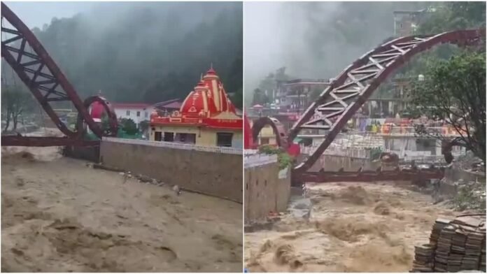 नैनीताल में भारी बारिश से जनजीवन अस्त-व्यस्त: उफान पर शिप्रा और गौला नदी, कई रास्ते बंद