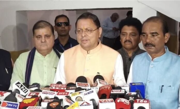 CM धामी ने विपक्ष के प्रदर्शन पर हमला किया, देश संविधान और कानून से चलेगा