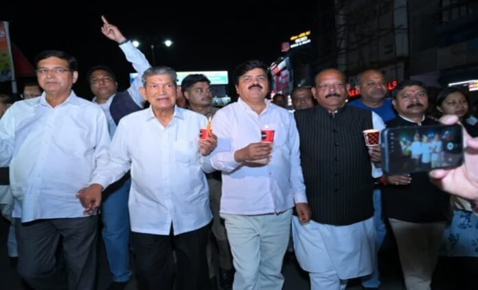 अंकिता भंडारी हत्याकांड में न्याय और राज्यपाल नियुक्ति के खिलाफ देहरादून में कांग्रेस का कैंडल मार्च